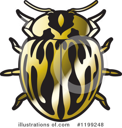 Beetle Clipart #1199248 by Lal Perera