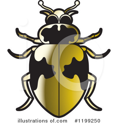 Royalty-Free (RF) Beetle Clipart Illustration by Lal Perera - Stock Sample #1199250