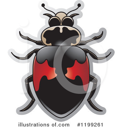 Royalty-Free (RF) Beetle Clipart Illustration by Lal Perera - Stock Sample #1199261