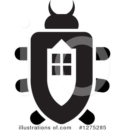 Royalty-Free (RF) Beetle Clipart Illustration by Lal Perera - Stock Sample #1275285