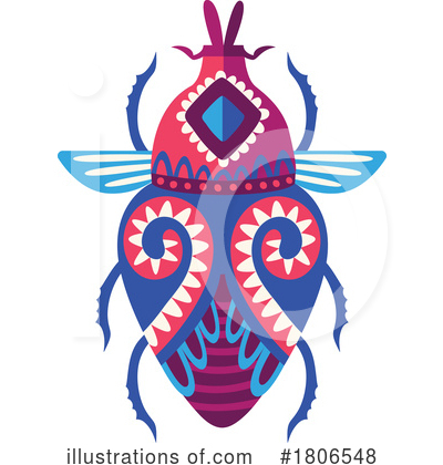 Royalty-Free (RF) Beetle Clipart Illustration by Vector Tradition SM - Stock Sample #1806548