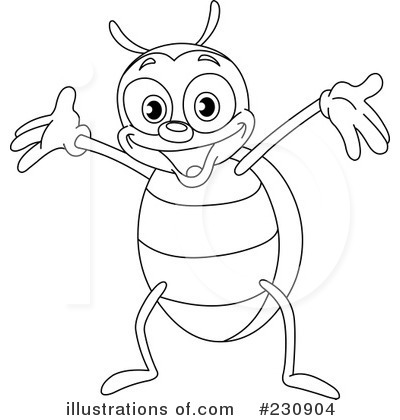 Royalty-Free (RF) Beetle Clipart Illustration by yayayoyo - Stock Sample #230904