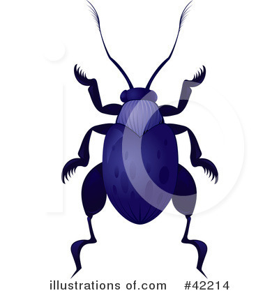 Royalty-Free (RF) Beetle Clipart Illustration by Paulo Resende - Stock Sample #42214