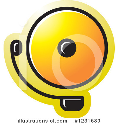 Royalty-Free (RF) Bell Clipart Illustration by Lal Perera - Stock Sample #1231689