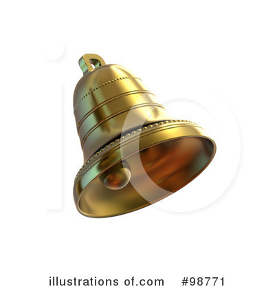 Royalty-Free (RF) Bell Clipart Illustration by chrisroll - Stock Sample #98771