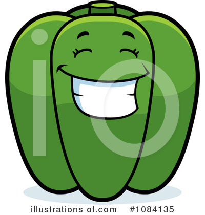 Green Bell Pepper Clipart #1084135 by Cory Thoman