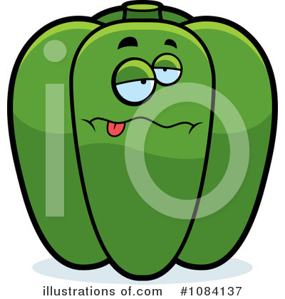 Green Bell Pepper Clipart #1084137 by Cory Thoman