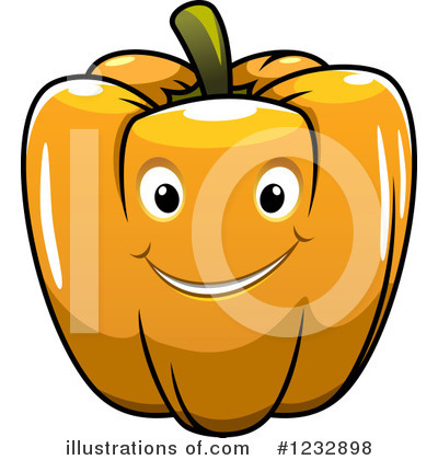 Royalty-Free (RF) Bell Pepper Clipart Illustration by Vector Tradition SM - Stock Sample #1232898