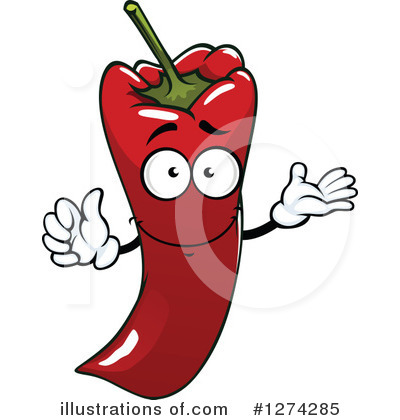 Paprika Clipart #1274285 by Vector Tradition SM