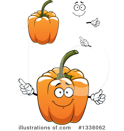 Royalty-Free (RF) Bell Pepper Clipart Illustration by Vector Tradition SM - Stock Sample #1338062