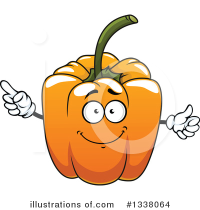 Royalty-Free (RF) Bell Pepper Clipart Illustration by Vector Tradition SM - Stock Sample #1338064