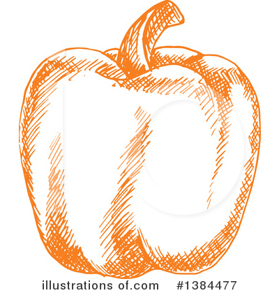 Royalty-Free (RF) Bell Pepper Clipart Illustration by Vector Tradition SM - Stock Sample #1384477