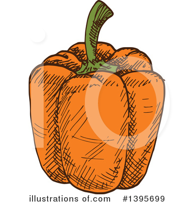 Bell Pepper Clipart #1395699 by Vector Tradition SM