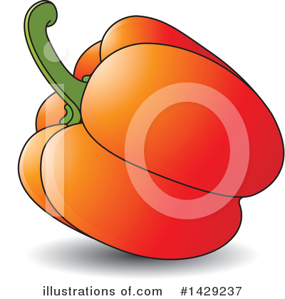 Royalty-Free (RF) Bell Pepper Clipart Illustration by Lal Perera - Stock Sample #1429237