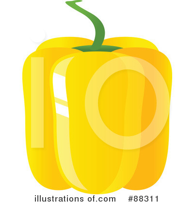 Royalty-Free (RF) Bell Pepper Clipart Illustration by Tonis Pan - Stock Sample #88311