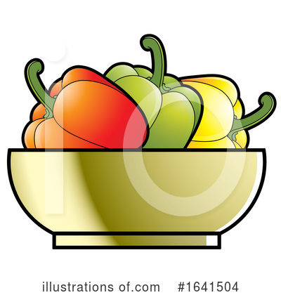Red Bell Pepper Clipart #1641504 by Lal Perera