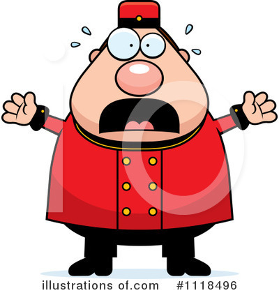 Royalty-Free (RF) Bellhop Clipart Illustration by Cory Thoman - Stock Sample #1118496
