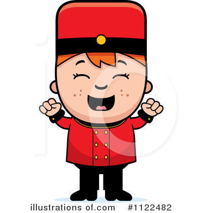 Royalty-Free (RF) Bellhop Clipart Illustration by Cory Thoman - Stock Sample #1122482