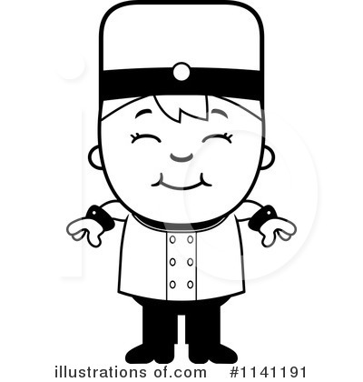 Royalty-Free (RF) Bellhop Clipart Illustration by Cory Thoman - Stock Sample #1141191
