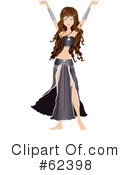 Belly Dancer Clipart #62398 by Melisende Vector