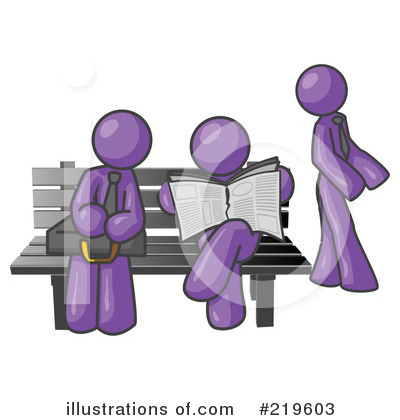 Royalty-Free (RF) Bench Clipart Illustration by Leo Blanchette - Stock Sample #219603