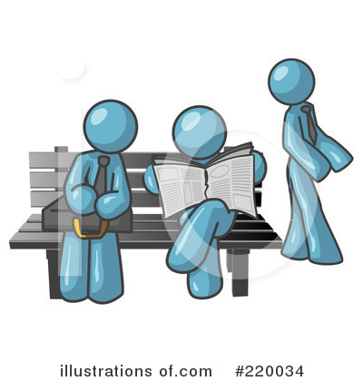Royalty-Free (RF) Bench Clipart Illustration by Leo Blanchette - Stock Sample #220034