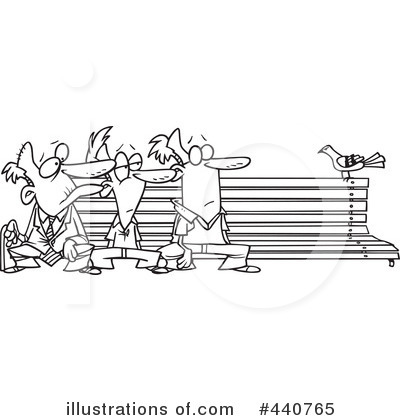 Royalty-Free (RF) Bench Clipart Illustration by toonaday - Stock Sample #440765