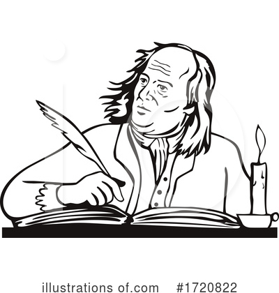 Royalty-Free (RF) Benjamin Franklin Clipart Illustration by patrimonio - Stock Sample #1720822