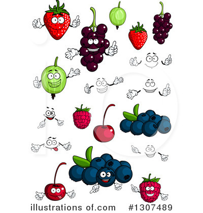 Royalty-Free (RF) Berry Clipart Illustration by Vector Tradition SM - Stock Sample #1307489