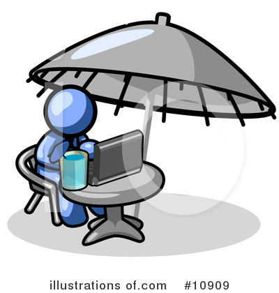 Umbrella Clipart #10909 by Leo Blanchette