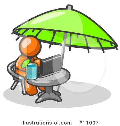 Umbrella Clipart #11007 by Leo Blanchette