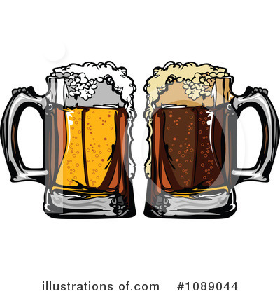 Royalty-Free (RF) Beverages Clipart Illustration by Chromaco - Stock Sample #1089044