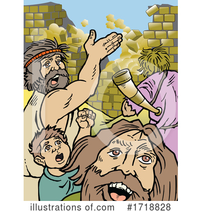 Bible Clipart #1718828 by Johnny Sajem