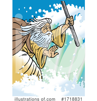 Bible Clipart #1718831 by Johnny Sajem