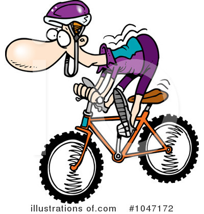 Royalty-Free (RF) Bicycle Clipart Illustration by toonaday - Stock Sample #1047172