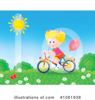 Royalty-Free (RF) Bicycle Clipart Illustration by Alex Bannykh - Stock Sample #1061938
