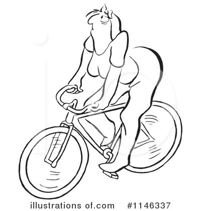 Royalty-Free (RF) Bicycle Clipart Illustration by Picsburg - Stock Sample #1146337