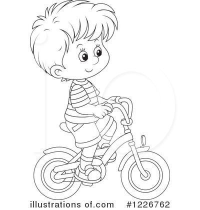 Royalty-Free (RF) Bicycle Clipart Illustration by Alex Bannykh - Stock Sample #1226762