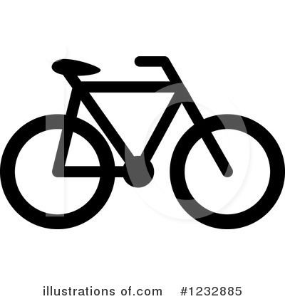 Royalty-Free (RF) Bicycle Clipart Illustration by Vector Tradition SM - Stock Sample #1232885