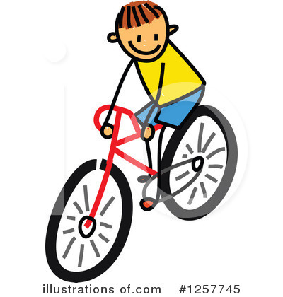 Royalty-Free (RF) Bicycle Clipart Illustration by Prawny - Stock Sample #1257745