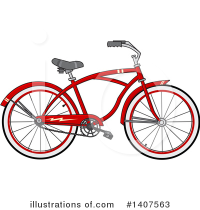 Bicycles Clipart #1407563 by djart
