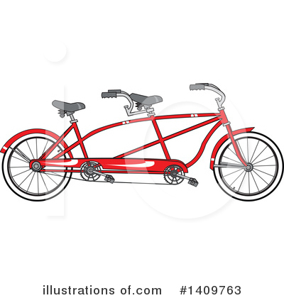 Bicycles Clipart #1409763 by djart