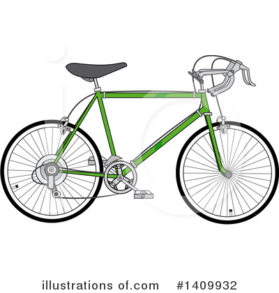 Bikes Clipart #1409932 by djart