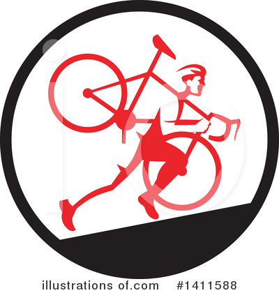 Royalty-Free (RF) Bicycle Clipart Illustration by patrimonio - Stock Sample #1411588