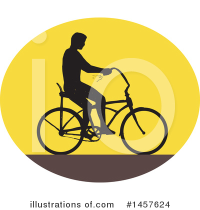 Royalty-Free (RF) Bicycle Clipart Illustration by patrimonio - Stock Sample #1457624