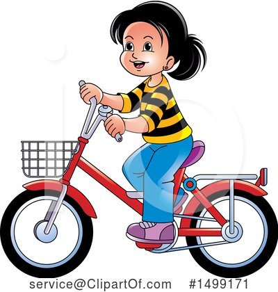 Bicycle Clipart #1499171 by Lal Perera