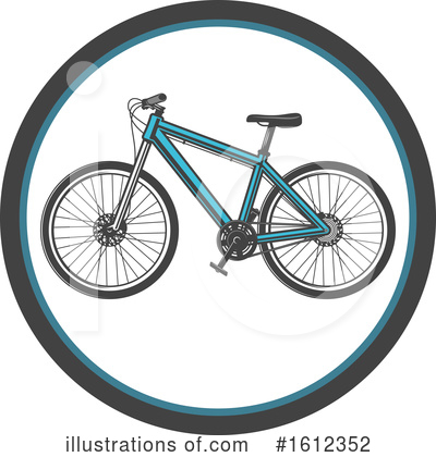 Royalty-Free (RF) Bicycle Clipart Illustration by Vector Tradition SM - Stock Sample #1612352