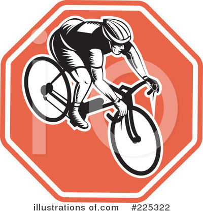 Bicycling Clipart #225322 by patrimonio