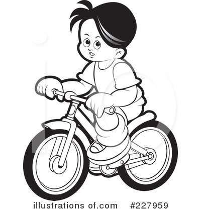 Royalty-Free (RF) Bicycle Clipart Illustration by Lal Perera - Stock Sample #227959