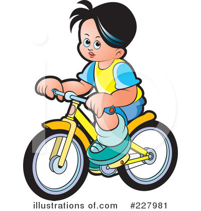 Royalty-Free (RF) Bicycle Clipart Illustration by Lal Perera - Stock Sample #227981